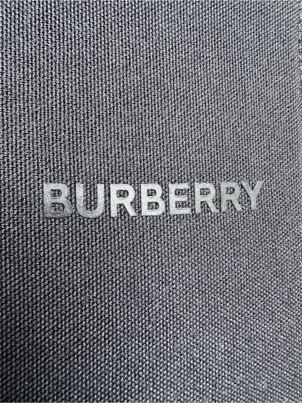 New BURBERRY Black Passport Holder Travel Wallet Canvas Card Case.